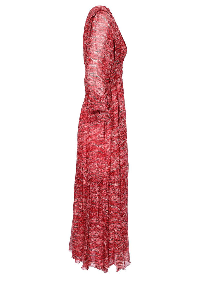 Marant Etoile Amara Dresses - Red | c91957efb2336ff5b100c70e25385fa9fda9e376
