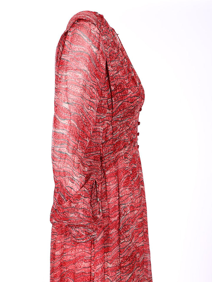 Marant Etoile Amara Dresses - Red | 4e9c5fb7d2fecaf53d6873fa786e82cd83b60eca