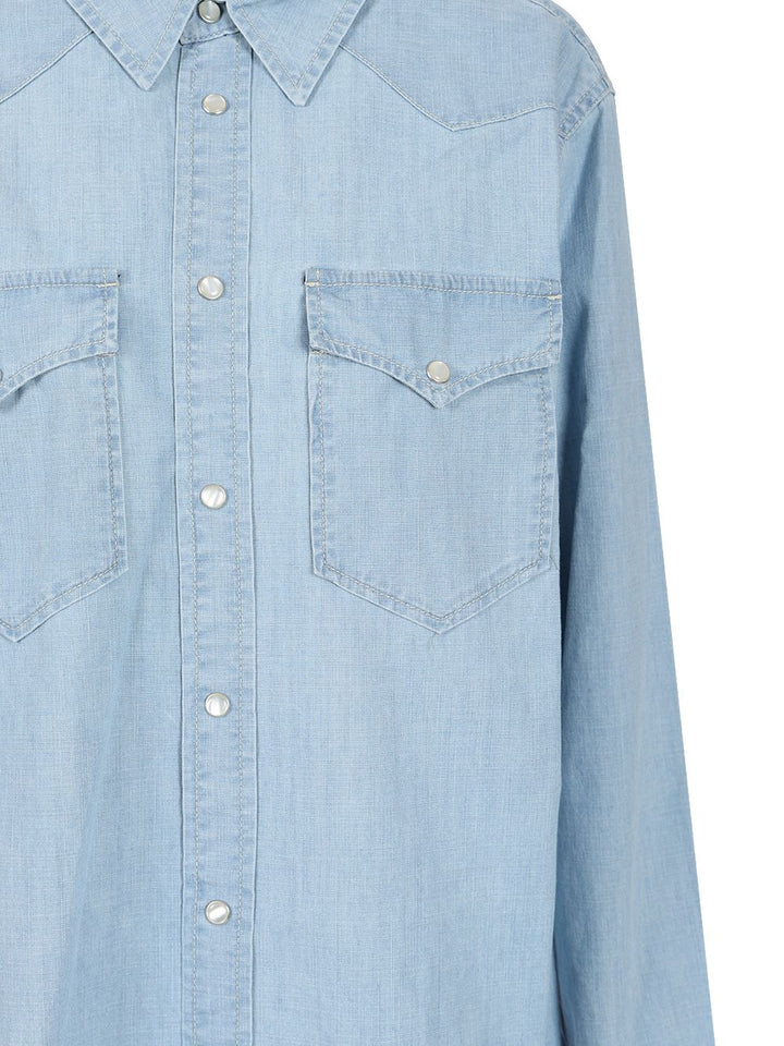 Marant Vasco Shirts - Light blue | b772ad344d4edb1527a42f86d0b78f154b56425d
