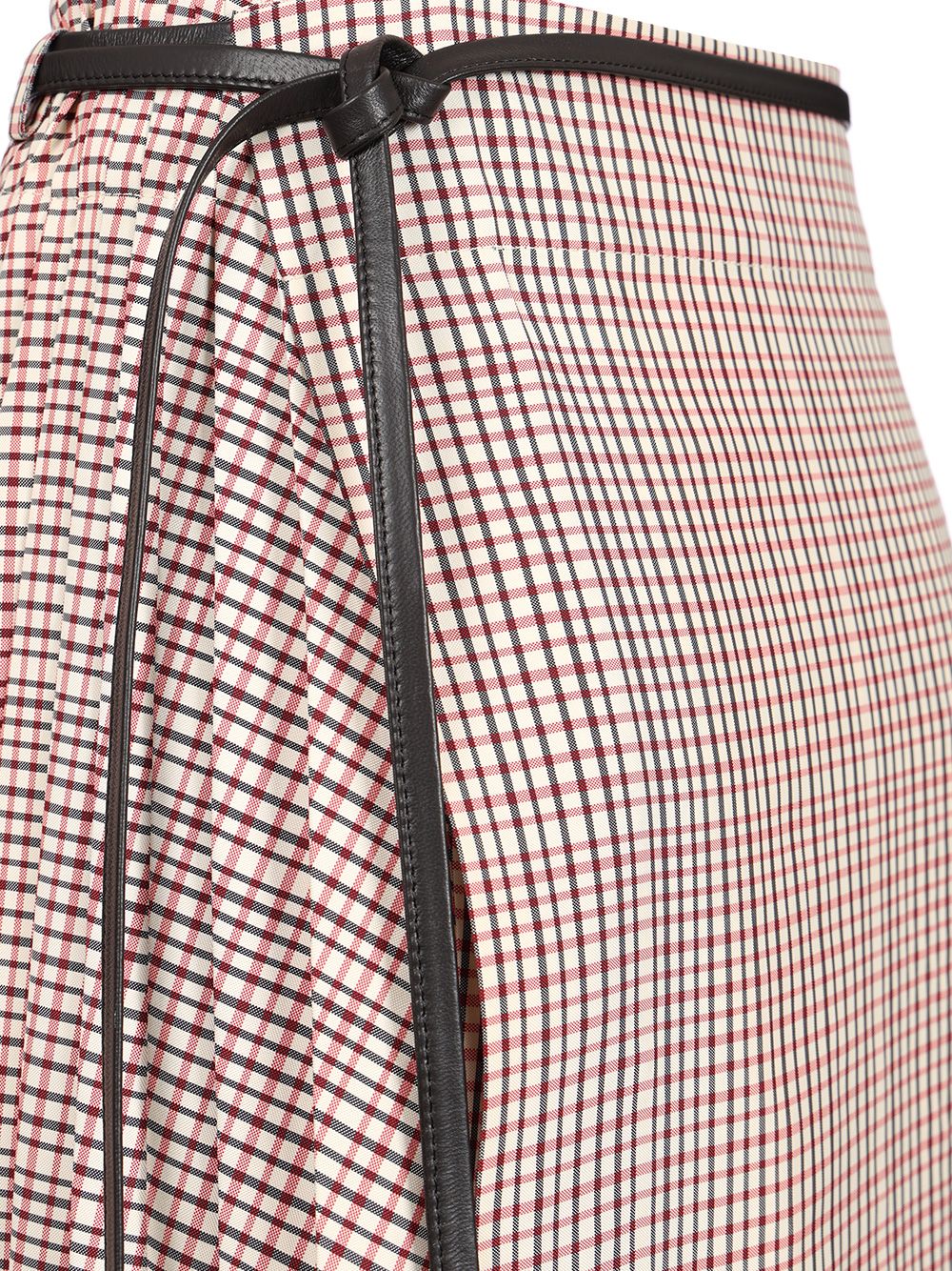 Bottega Veneta Checked Midi Skirt Skirts - Multicolor | 7e1314d677eb368dccfb6b48b03a4e6819ca0384