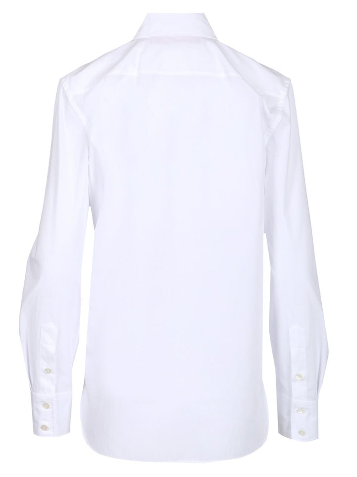 Valentino Garavani Shirt With Jewel Buttons Shirts - White | ae956f3914757dcc102df230768b6423052b71d6