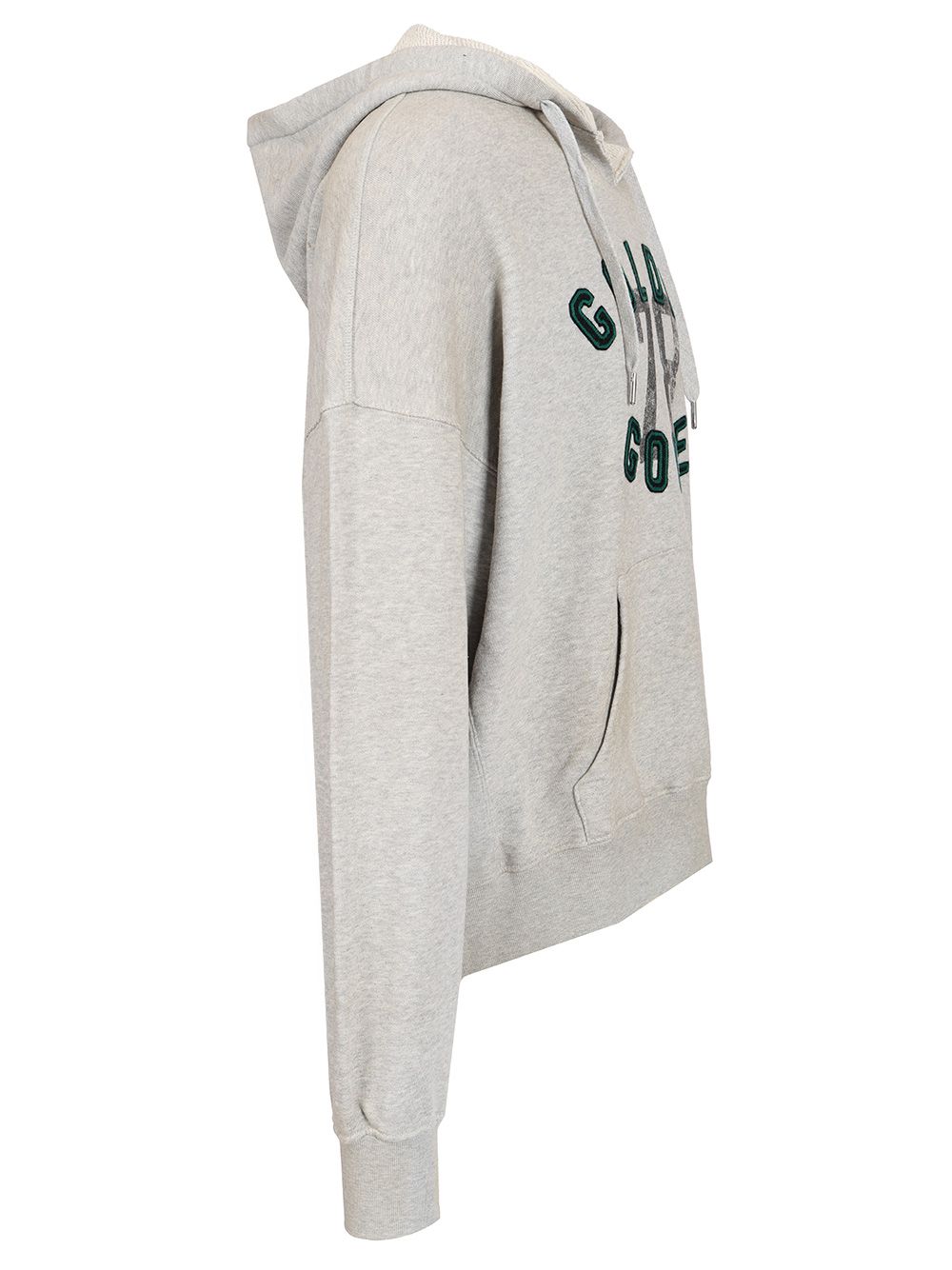 Golden Goose Deluxe Brand Journey Line Cotton Hoodie Sweatshirts - Grey | 7a3692323fb6f6f0b9aa777d3fe34dbdc520bd14