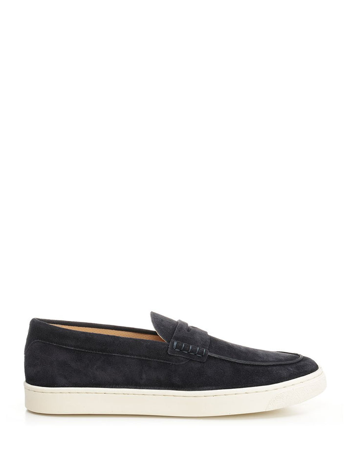 Brunello Cucinelli Suede Loafer Sneaker Loafers - Blue | 2e5d080bfdd2bab9f83108ccdb79cbd97bab991a