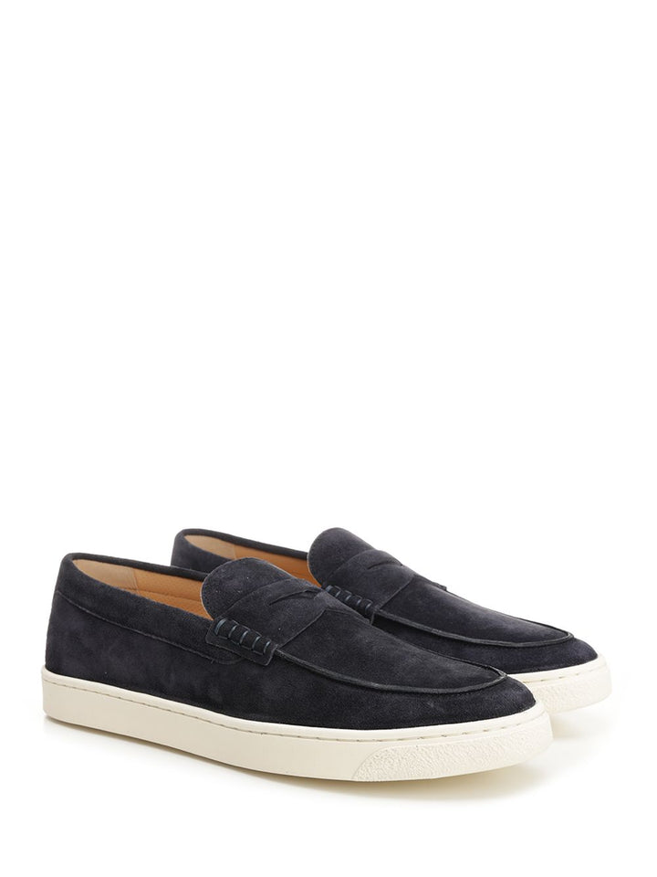 Brunello Cucinelli Suede Loafer Sneaker Loafers - Blue | 7727f93572cfa49f26d39016d00718f6337673cb