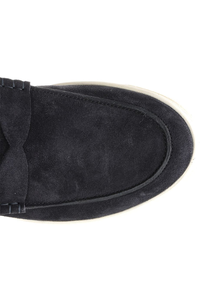 Brunello Cucinelli Suede Loafer Sneaker Loafers - Blue | 0be5d01d39238dd382503f27ded2478daa7a153e