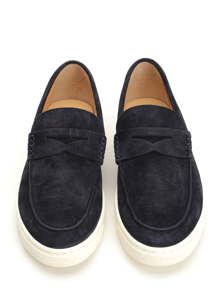 Brunello Cucinelli Suede Loafer Sneaker Loafers - Blue | a07d61c185bf478f7f54c7ed519dad03ee17d382