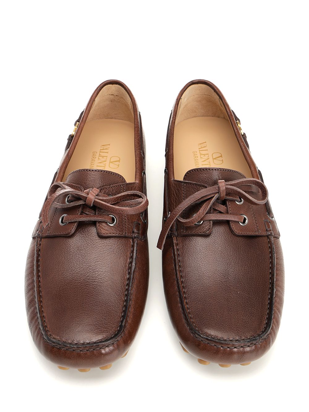 Valentino Garavani Driver Fastaway Loafers - Brown | 207afd89f644cc2d45c17e778862910af18cc610