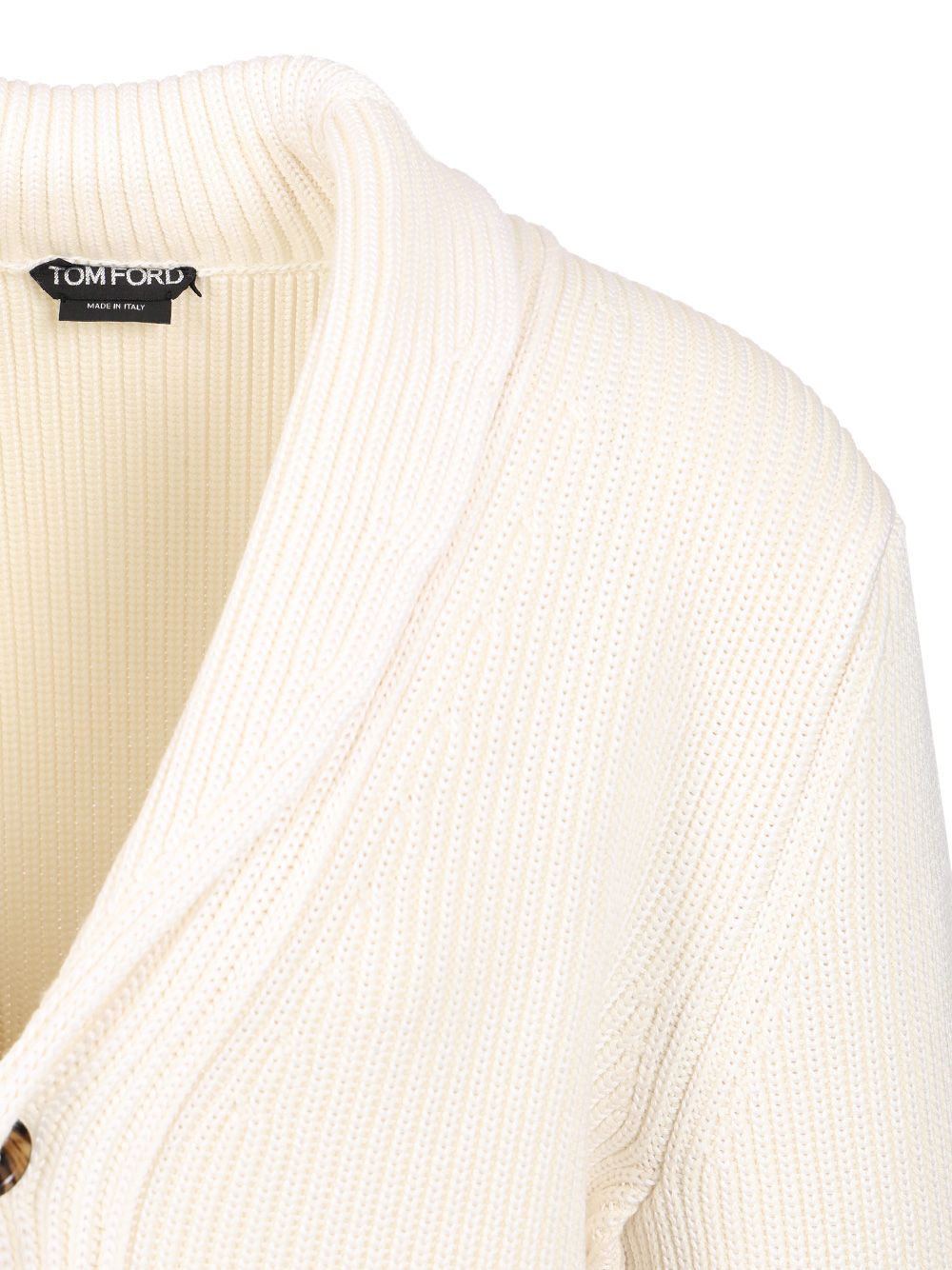 Tom Ford Silk Merino Shawl Collar Cardigan Jackets - White | 8750020a8f951c9a486dea9094db8bc8e419f46d