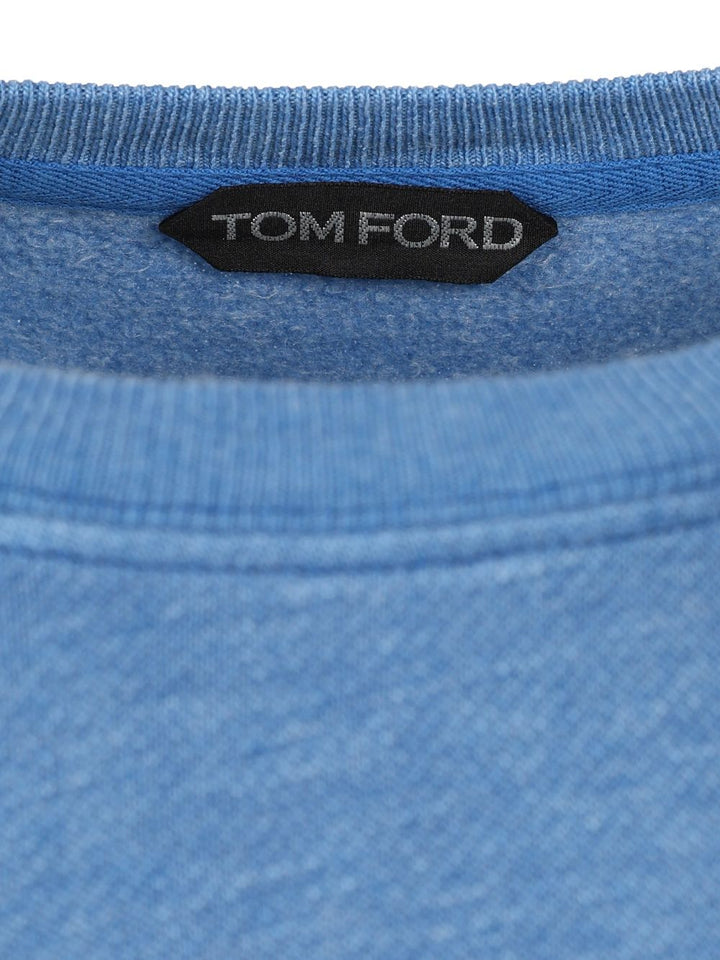 Tom Ford Crewneck Sweater T-Shirt - Light blue | 651f860e6a08336297e87143f179dcccac28fc6a