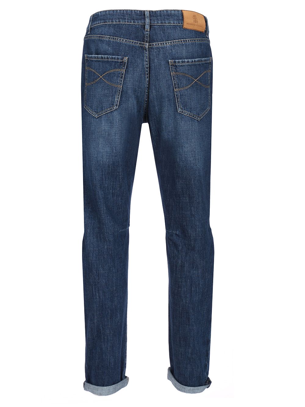 Brunello Cucinelli Leisure Fit Five-Pocket Jeans - Blue | e54dc8e47c9c0ea707d6e265166ef11cb309a948