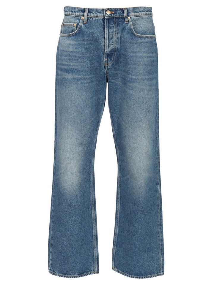 Golden Goose Deluxe Brand Loose Fit Jeans - Blue | 7b9aadd628359af46631363fef30fe421f8ace88