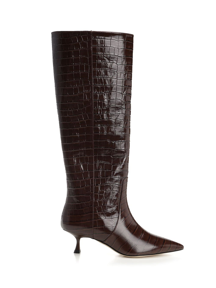 Stuart Weitzman Naomi 50 Boots - Brown | c325a799983b2cf30e83a8b1753d1008c2a73ec4