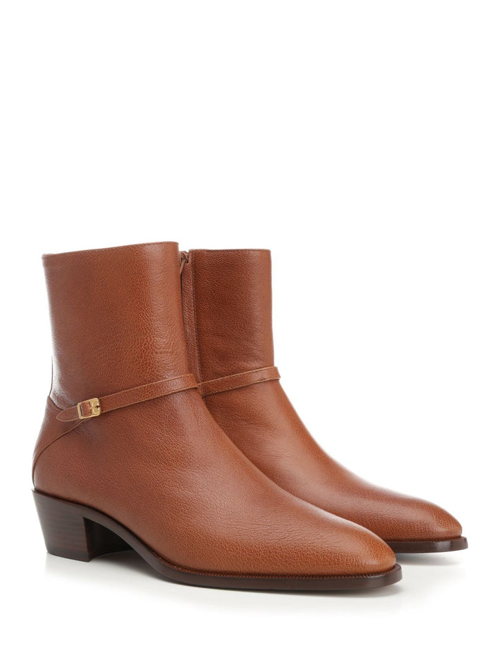 Valentino Garavani Pat Boots - Brown | 33f1c9eba1513a46f943e5733a60740568e8c369