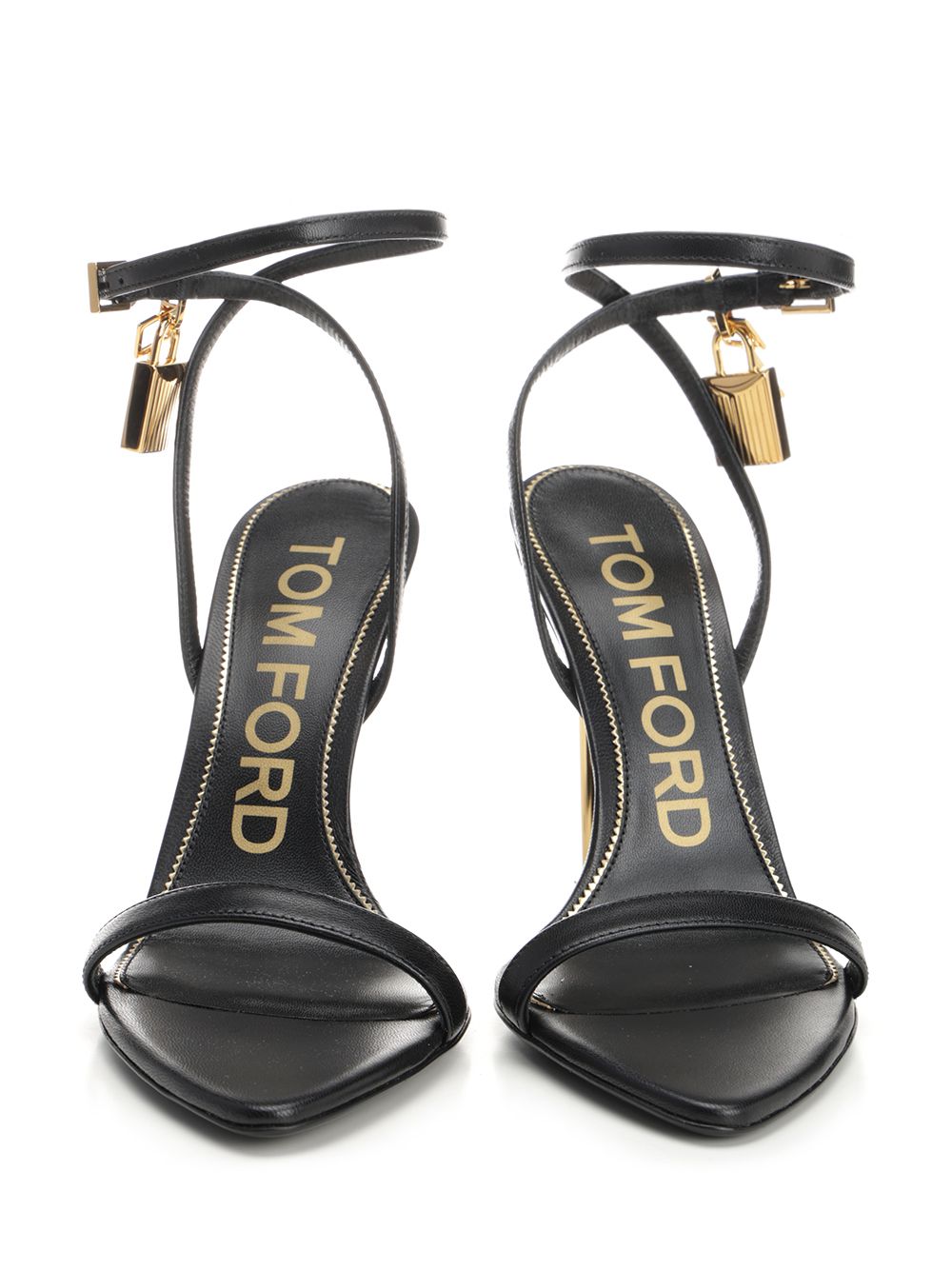 Tom Ford Black Pointed Sandal Sandals - Black | 4c7c413d904a412b1835c27a627fcea29d6c4c6c