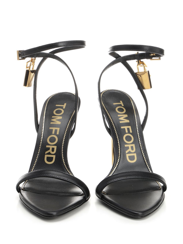 Tom Ford Black Pointed Sandal Sandals - Black | 4c7c413d904a412b1835c27a627fcea29d6c4c6c