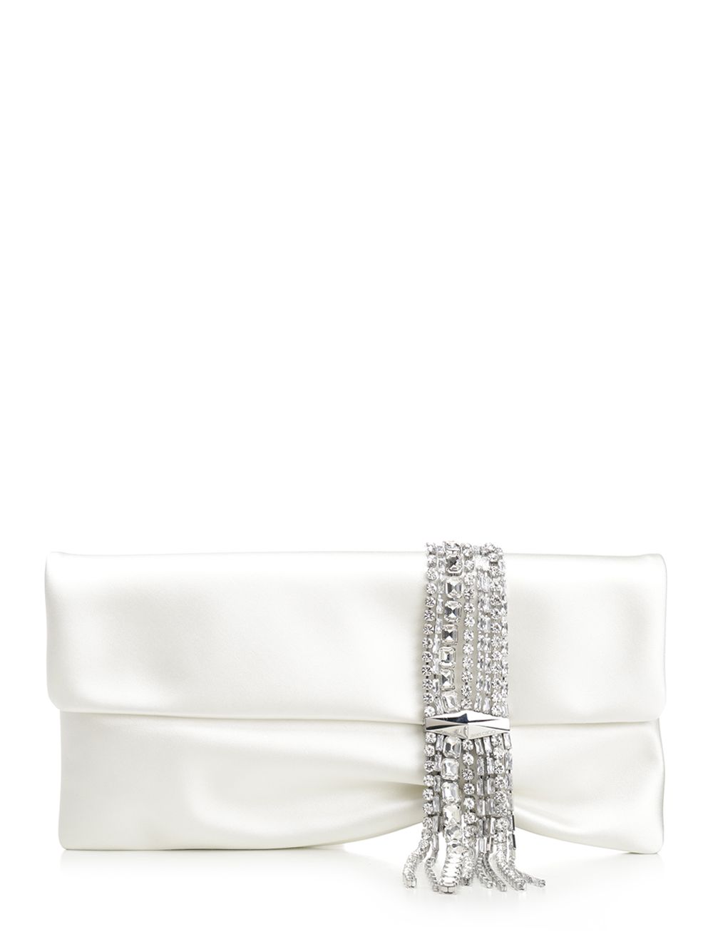 Jimmy Choo Zandra Clutches - White | 99fc38b5b87aa4a3cefa3b962796dfdd3ad56d5a