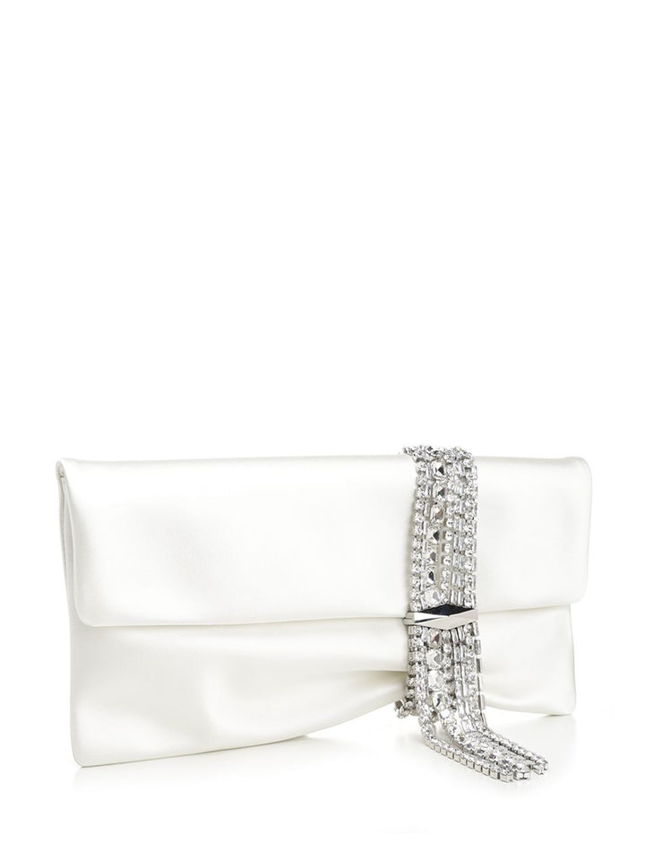 Jimmy Choo Zandra Clutches - White | 9272d4505a99fe2794e3ecec1a87439c2c5e3230