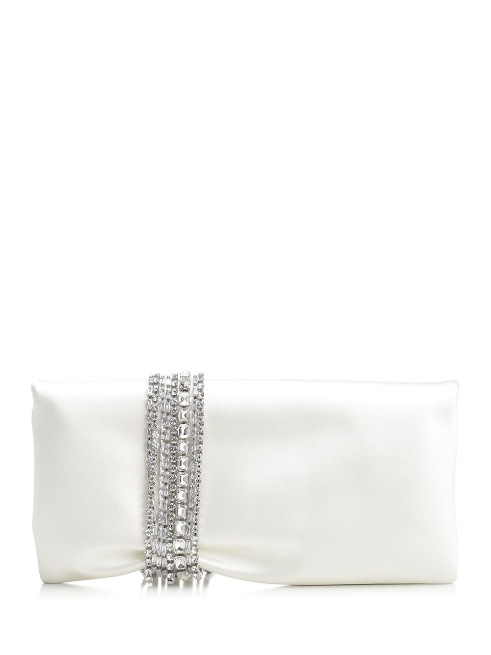 Jimmy Choo Zandra Clutches - White | d07a194ca47542a520ad88d287718327b2339276