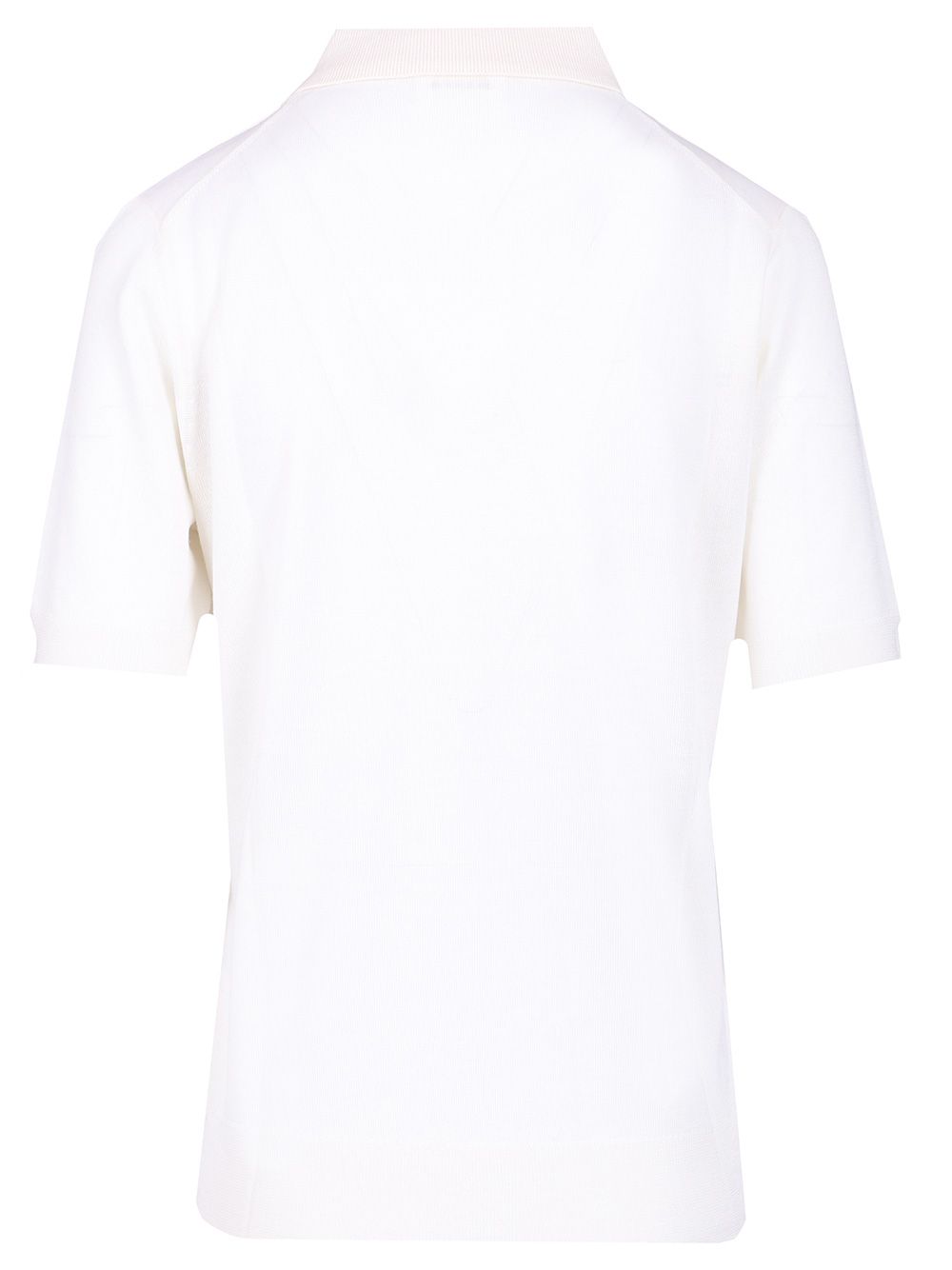 P.A.R.O.S.H. Lightweight Knitted Polo Polo shirt - White | 2bb492586047925f2ae55880092eed5626d9682e