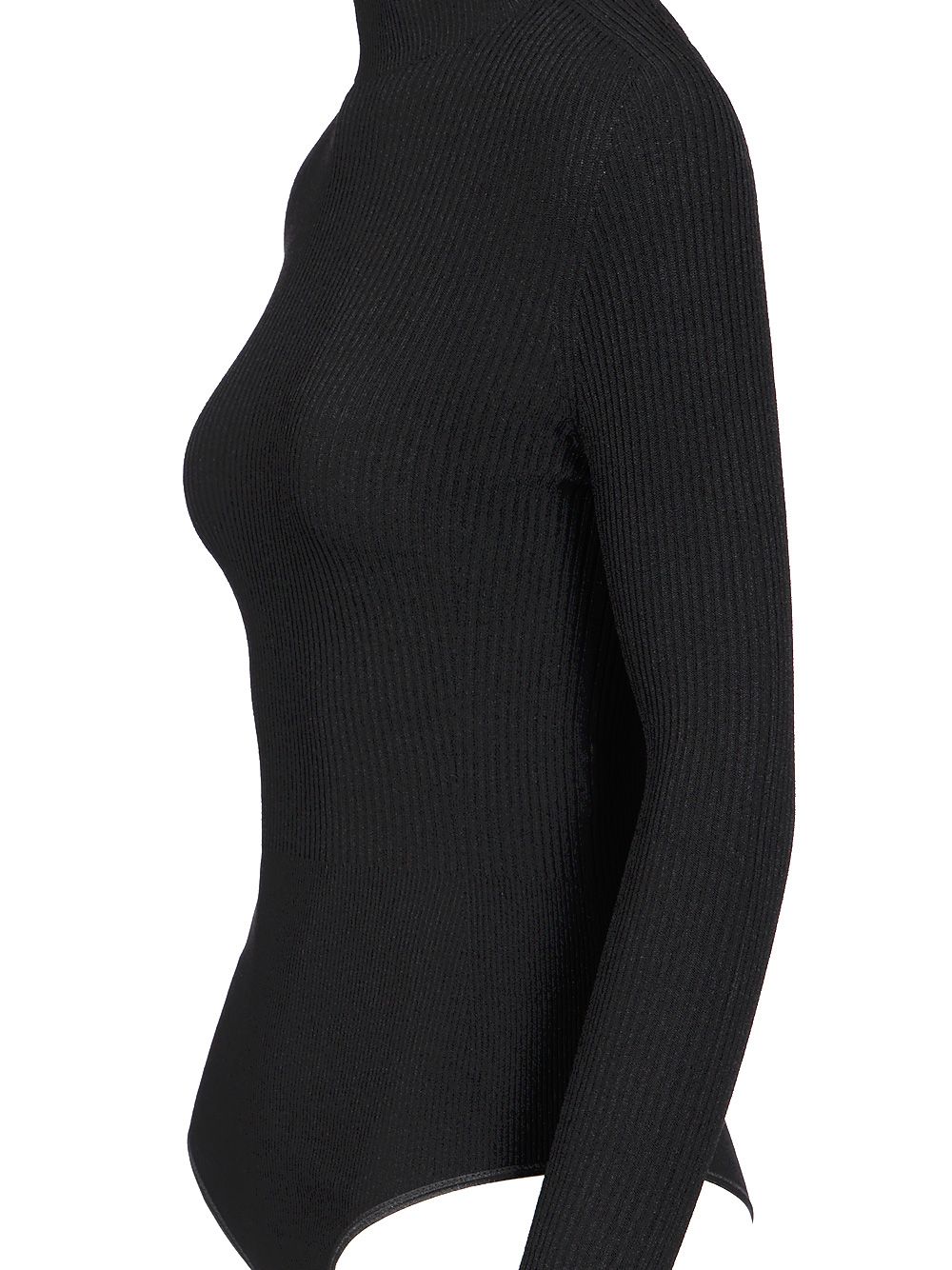 AlaÏA Long-Sleeved Bodysuit Tops - Black | bf32b3aaa3c8212dae07d3d46a4d77afaad36142