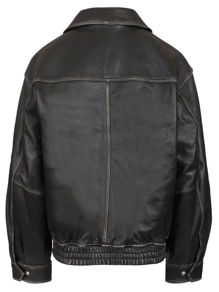 Dunst Black Leather Jacket Jackets - Black | 384f188924a51a0728c2bee985d88fa60608bec0