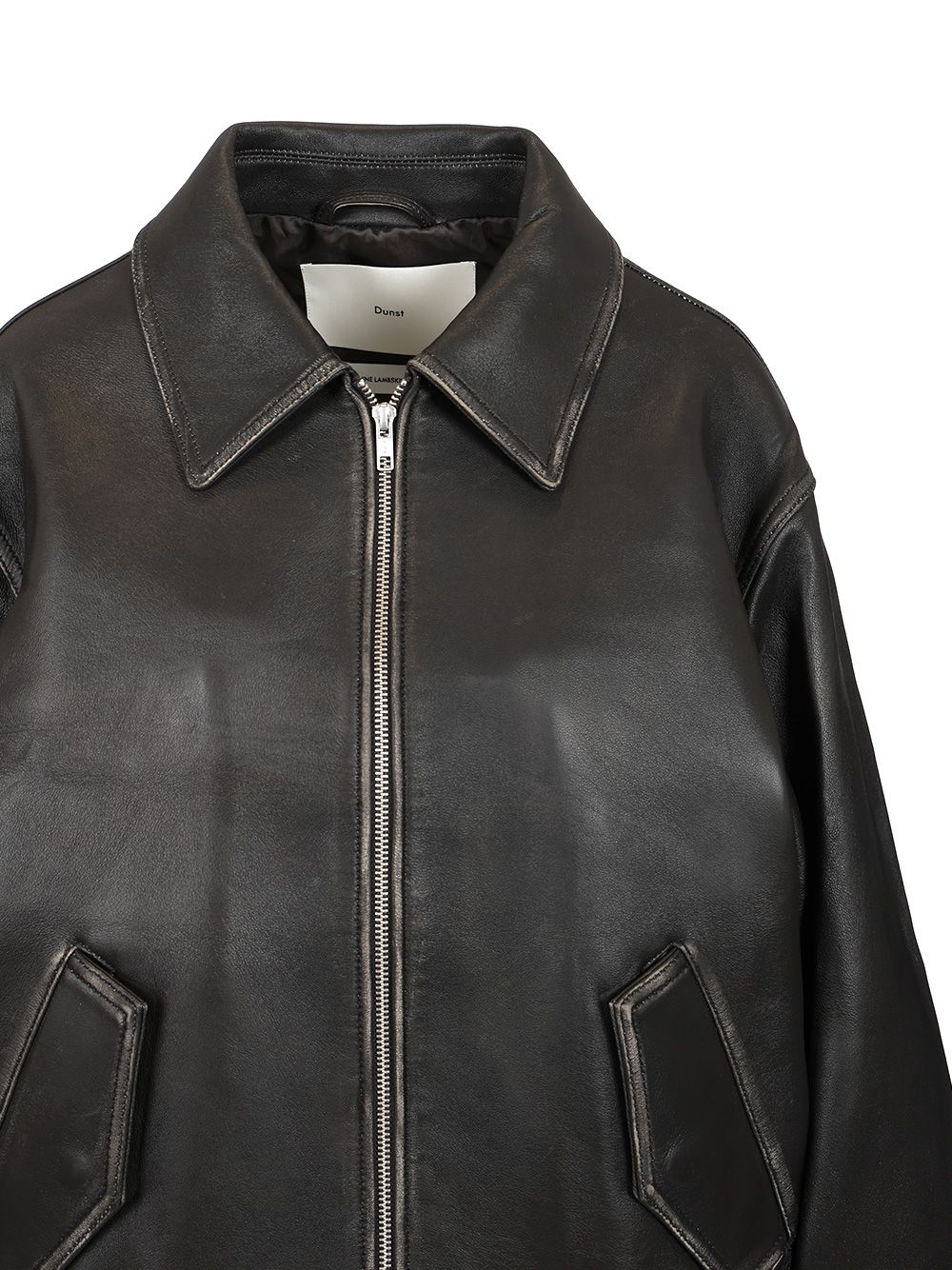 Dunst Black Leather Jacket Jackets - Black | 0c68c716a86417cf5b00c7ad2fdb2edb7275ed7d