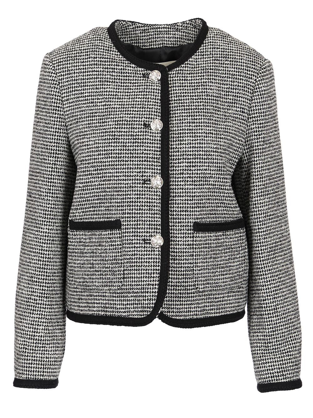 Dunst Boucle Tweed Jacket Jackets - Grey | e47b9dd91404bd093ca366acbc6c2733845ac6ed