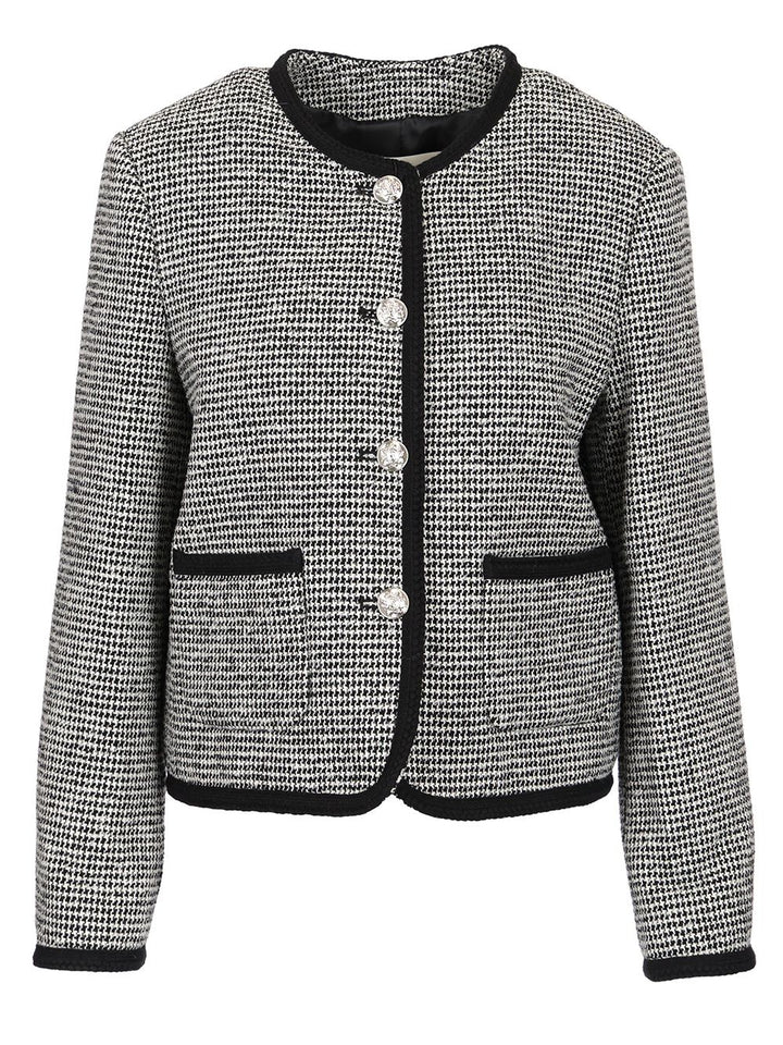 Dunst Boucle Tweed Jacket Jackets - Grey | e47b9dd91404bd093ca366acbc6c2733845ac6ed