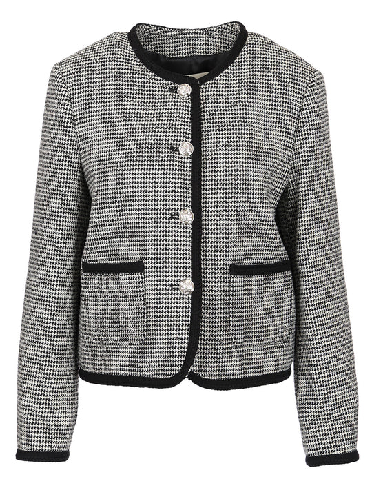 Boucle Tweed Jacket Jackets Grey