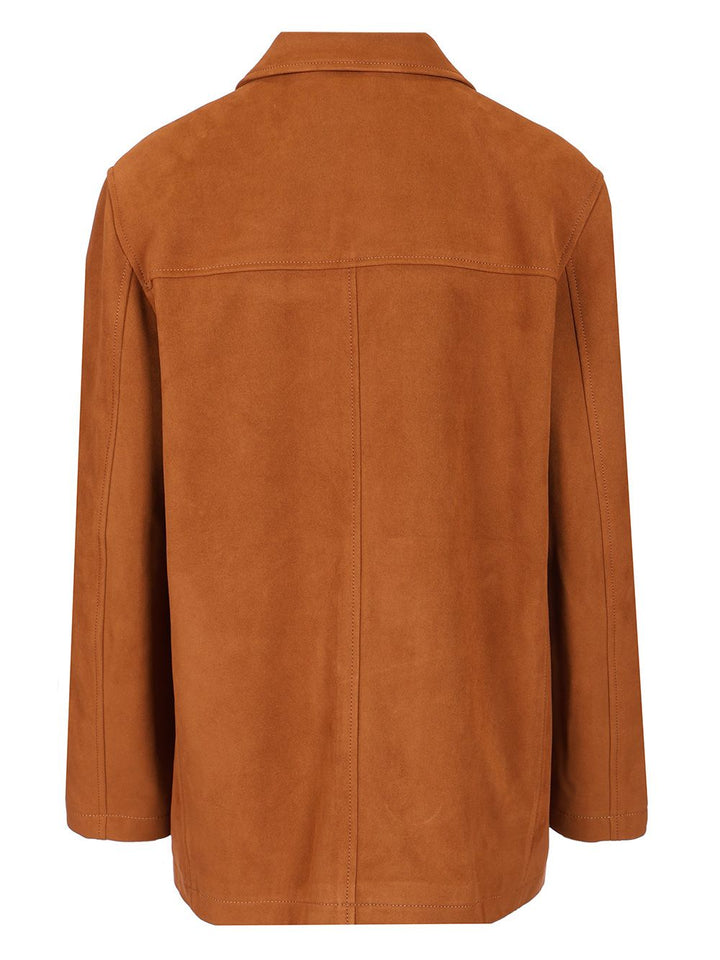 Dunst Vegan Suede Jacket Jackets - Brown | d58777dfa3ea6f08b41bc26b8fb81aed7fa6b16f