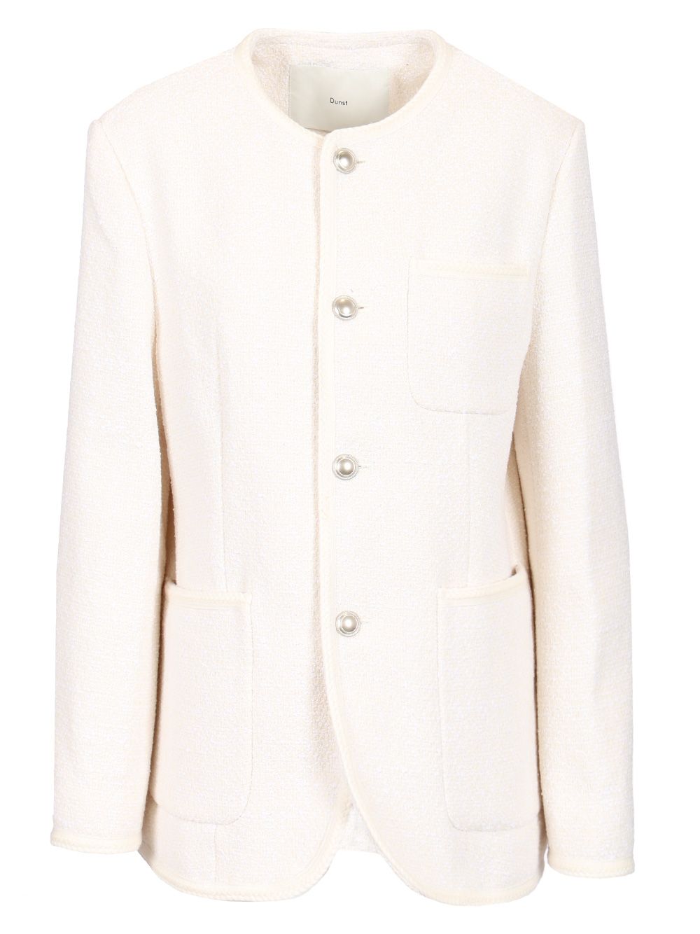 Dunst Unisex Tweed Jacket Jackets - White | ff43c6ca7df81ef302e02048accaccda3737be2f