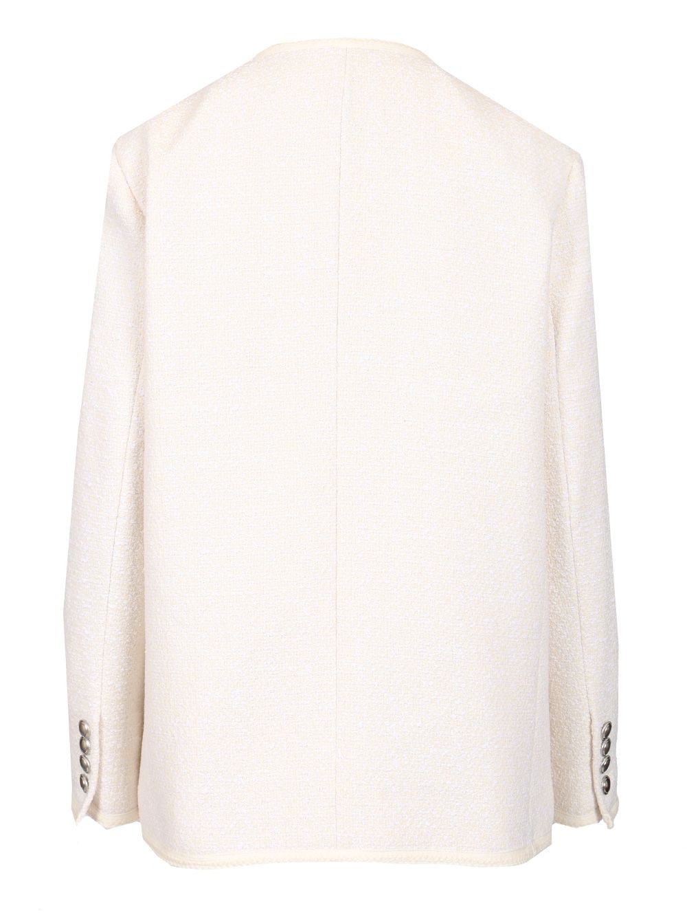 Dunst Unisex Tweed Jacket Jackets - White | 3728602662d311f4e098cea69aac6cb564951c68