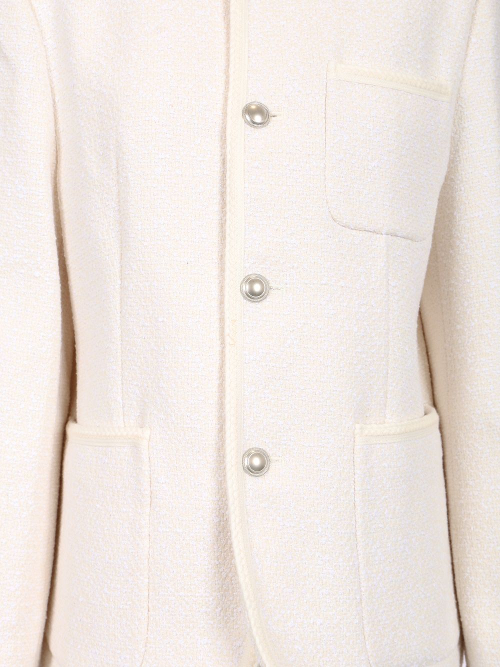 Dunst Unisex Tweed Jacket Jackets - White | 465a34d27427f40cd1accdad1e2c51984d682414