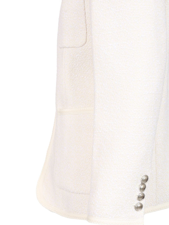 Dunst Unisex Tweed Jacket Jackets - White | 3c71895072e343c9ac3b9cb1caa6f50855773249
