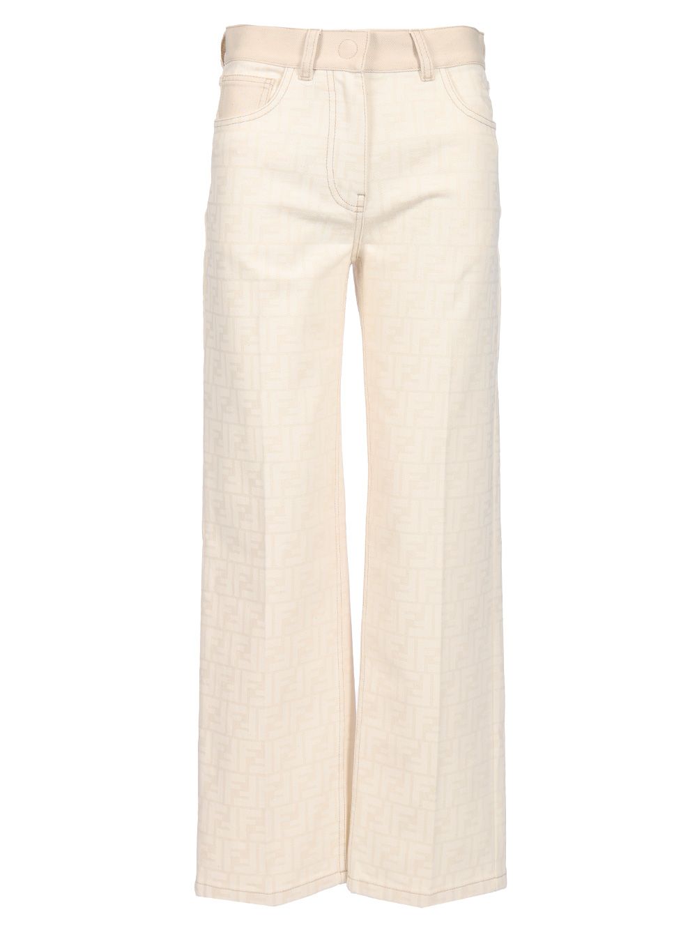 Fendi 5-Pocket Jeans - White | b0968e72d7689a4828878f1905aadf873adc1c24