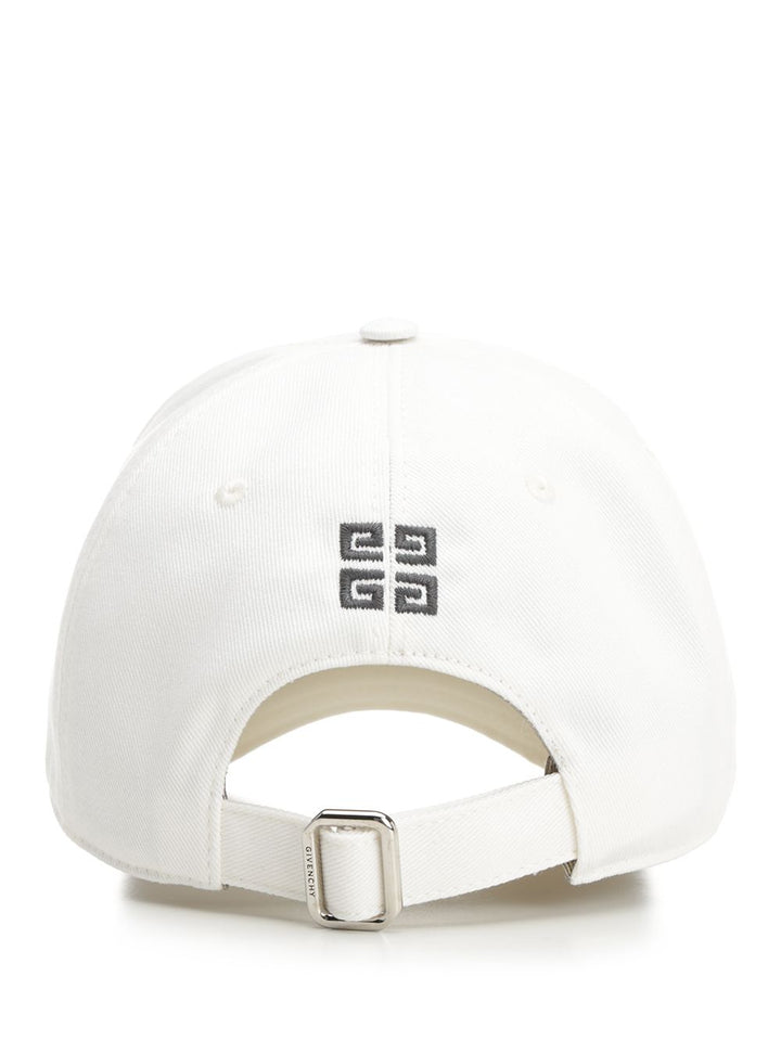 Givenchy Givenchy Embroidered Cotton Cap Hats - White | 0f001fd866a6f0b512c29e8e12a42f0fd04bba76