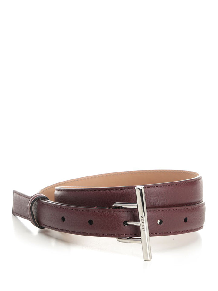 Mcqueen T-Bar Belts - Brown | a0b0a5242fc21074974fbf365e91df66802c4832