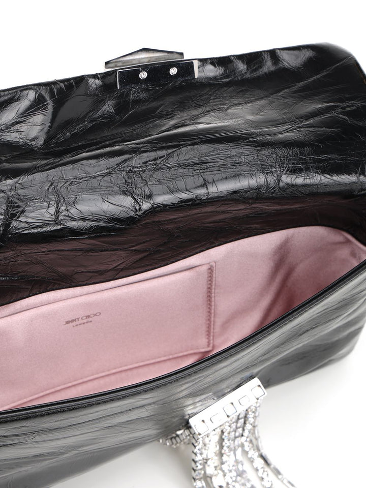 Jimmy Choo Zandra Clutches - Black | 82aa0ff6c85204131fbb77e00c43e60624da8e79