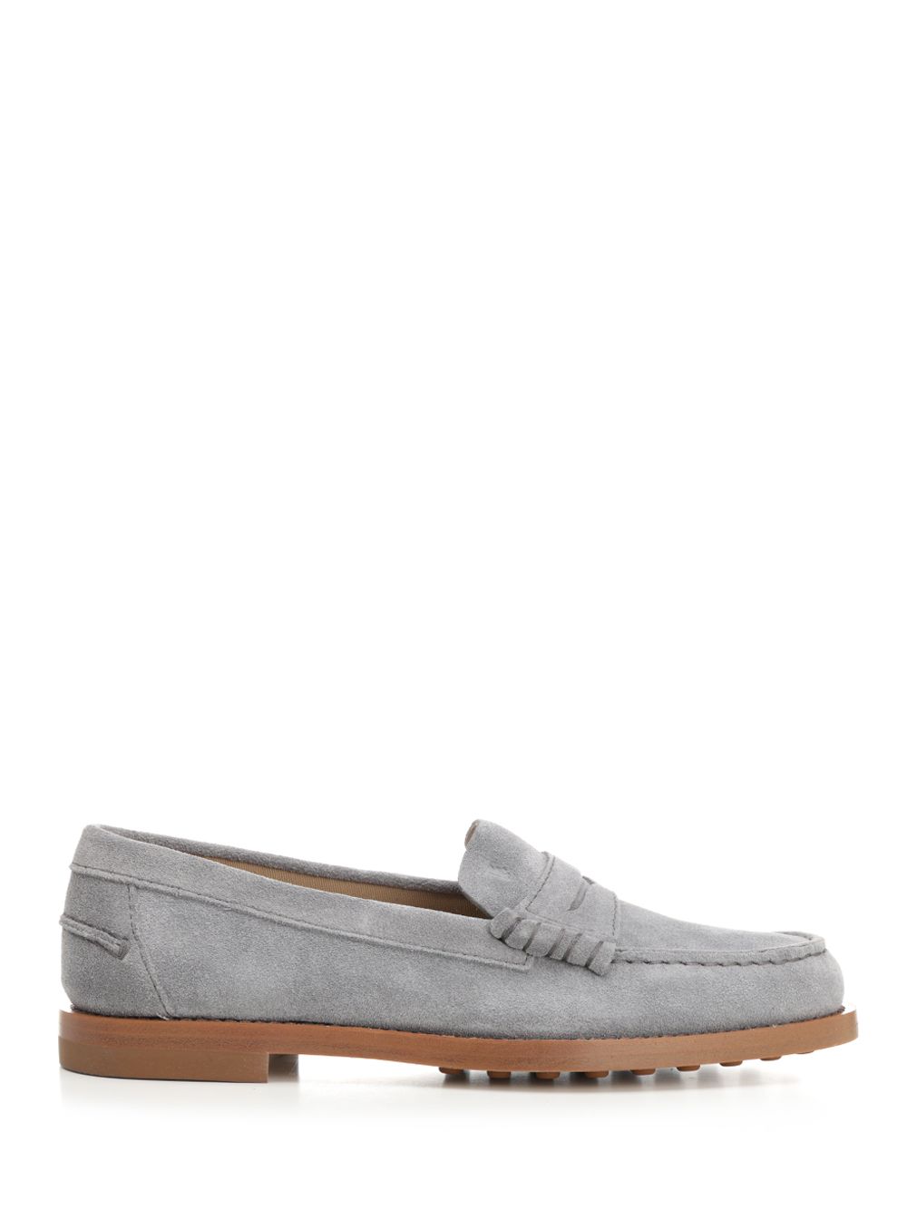 Tod'S Suede Moccasins Loafers - Grey | d27ca5ad8723974db78e76b1111971be07c27853