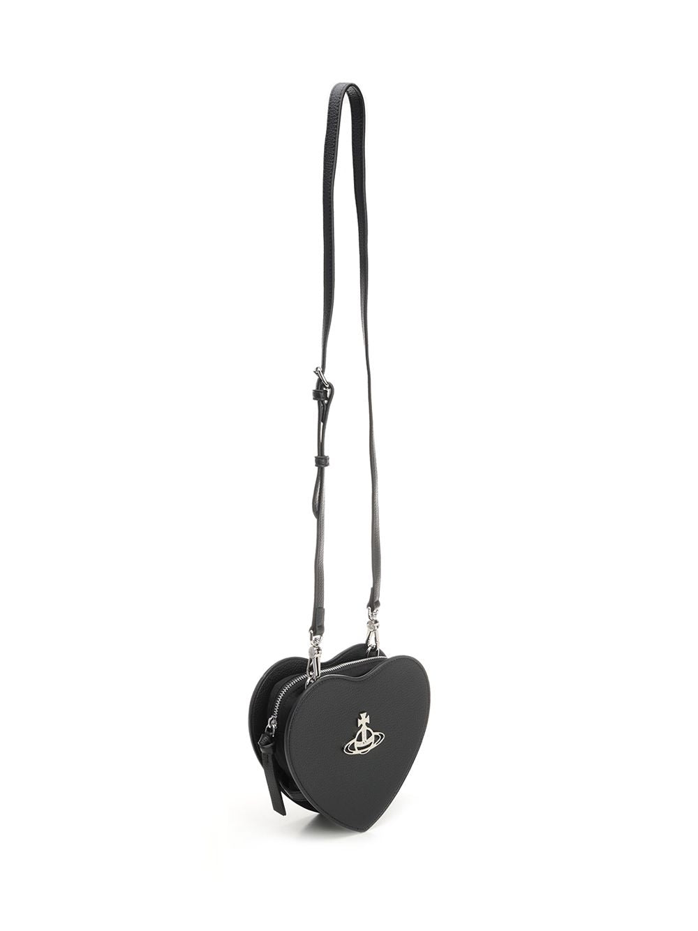 Vivienne Westwood Louise Heart Crossbody Bags - Black | 82797c2ee4b2c329c57ed085989089e4d4e7ecf7