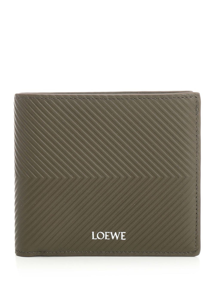 Loewe Classic Calfskin Bifold Wallets - Green | de1ffa5eab3a612f05eddc3a0c28807d2910ebb6