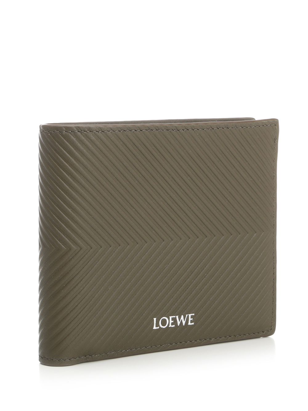 Loewe Classic Calfskin Bifold Wallets - Green | f1d7910a2aeb747a899fa075cfc41be0a547fad4