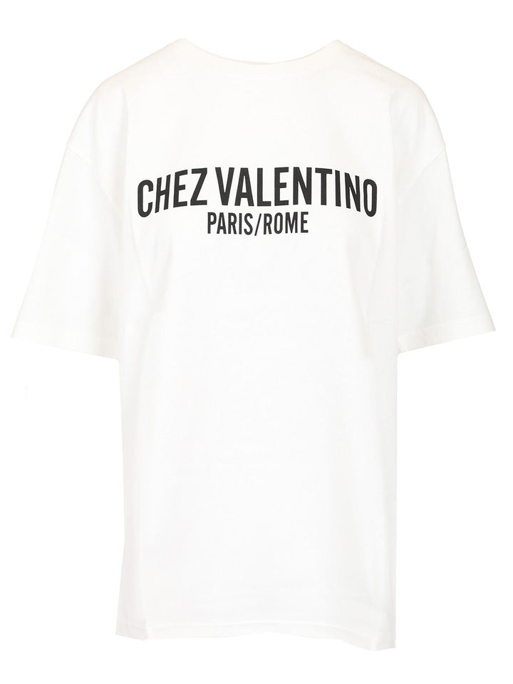 Valentino Garavani Logo T-Shirt - White | 41c3395cc48ae4254e0f99aee31de84b910f9678