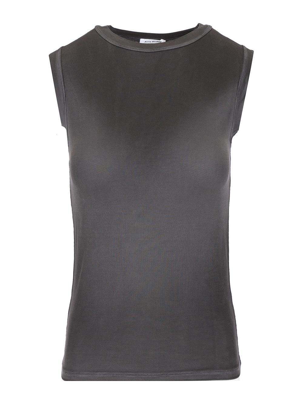 Acne Studios Slim Fit Sleeveless Top Tops - Black | 2fbeed39771b4fec9de965990f647083ea4c161e