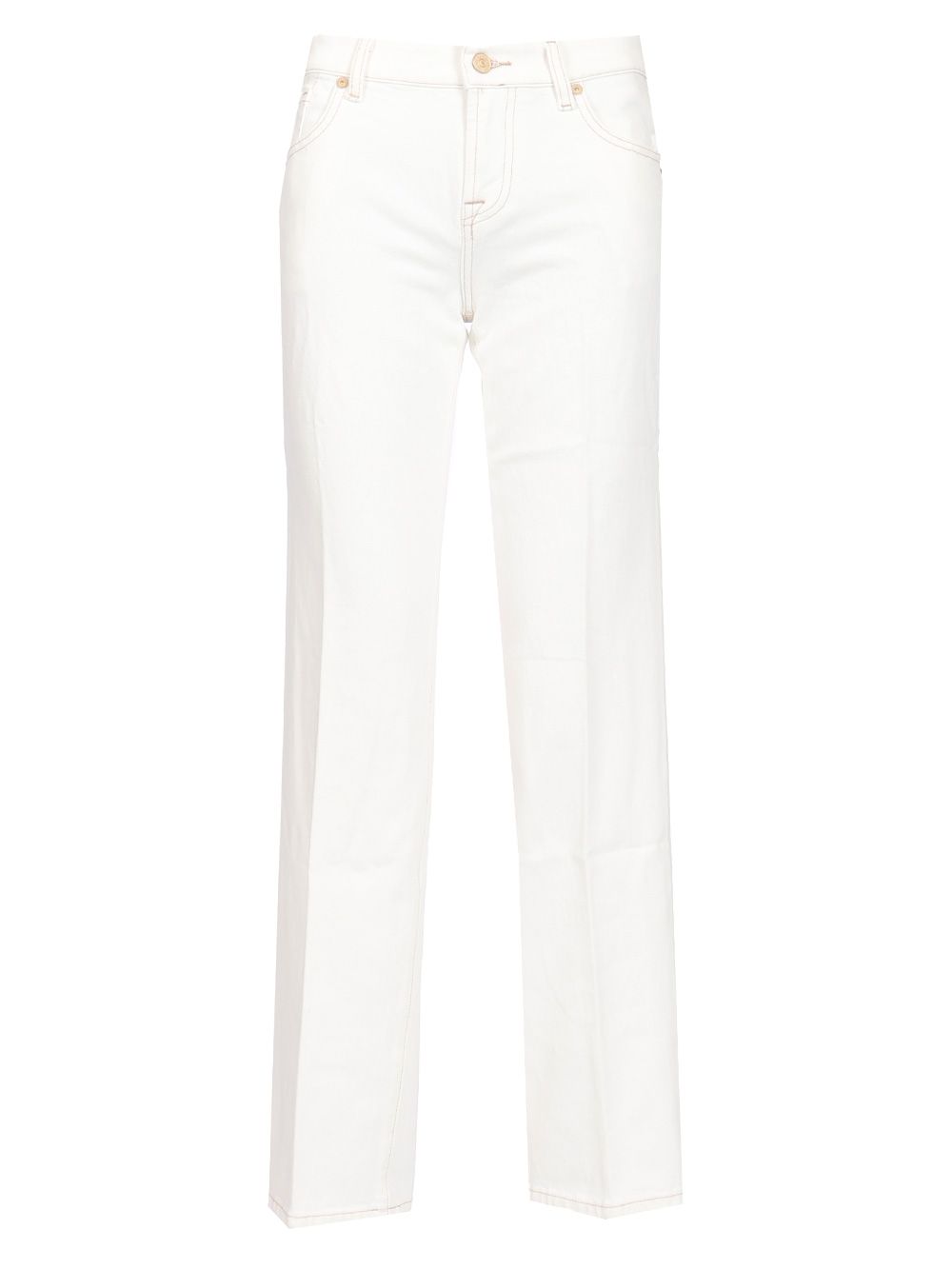 7 For All Mankind Calie Jeans - White | 0b5c67f6c53463498bbe37f9cd7ac2f47d759b05