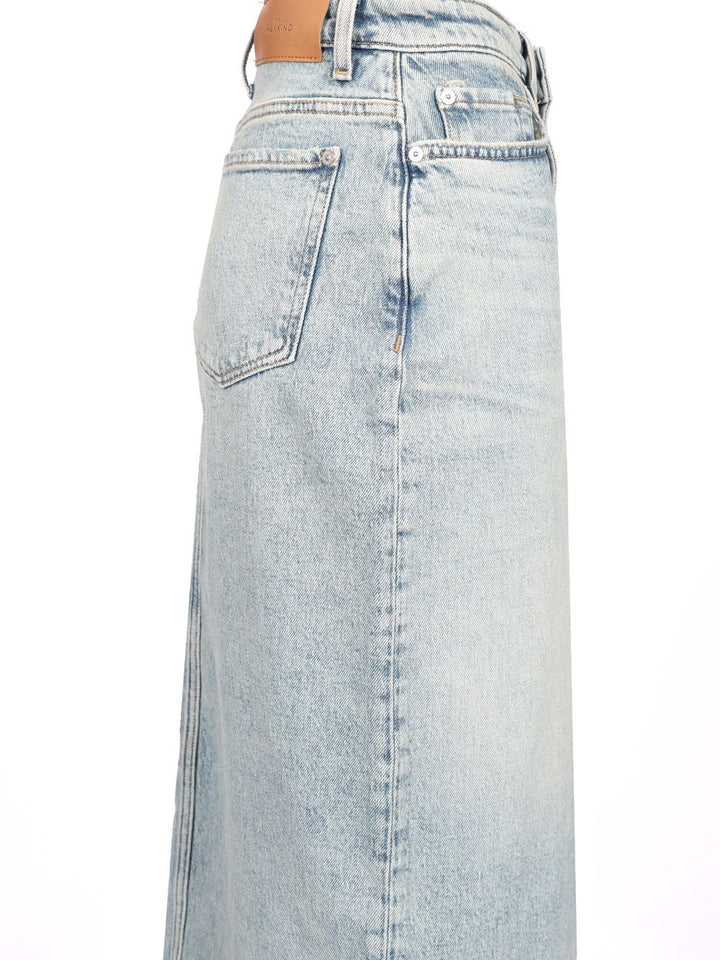 7 For All Mankind Amber Skirts - Light blue | 776e5e6a8c78e8f02bfe59fea99df8802d53d3b4