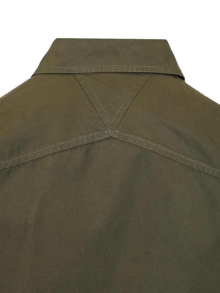 Bottega Veneta Lightweight Cotton Twill Shirt Shirts - Green | 7585eb339abaa78e97eb387ca085ebb529d9e7af