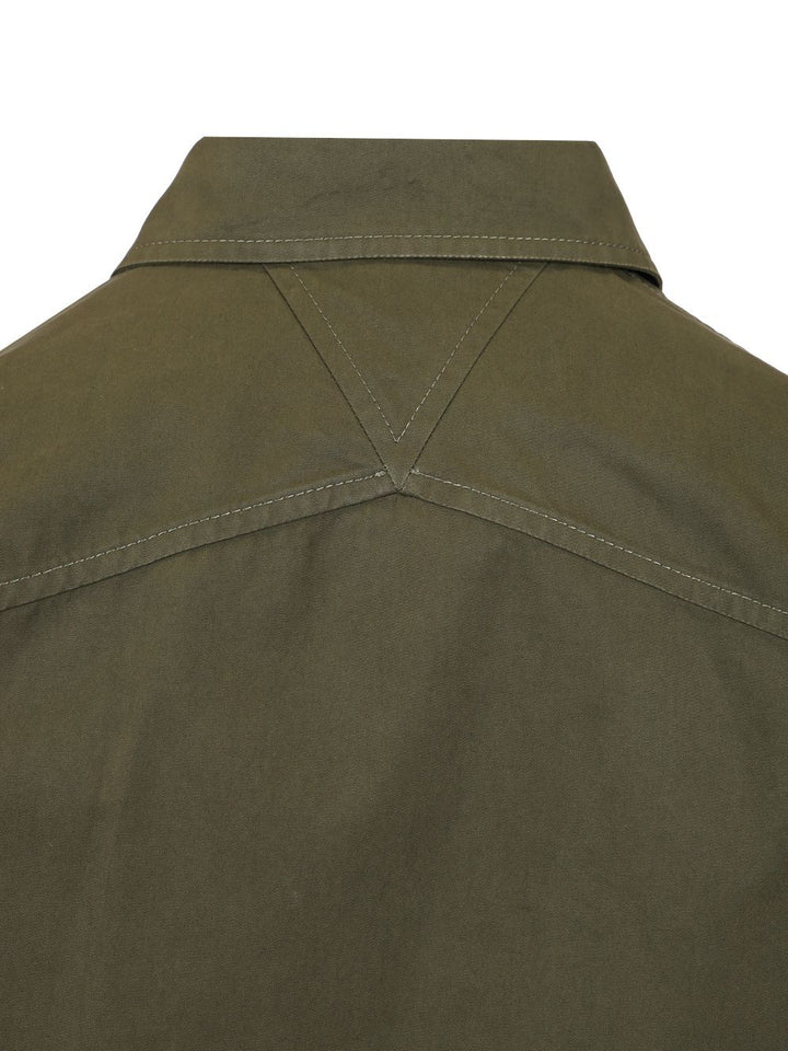 Bottega Veneta Lightweight Cotton Twill Shirt Shirts - Green | 9728575e21e402db3b9b8f49032c0b8ec988e390