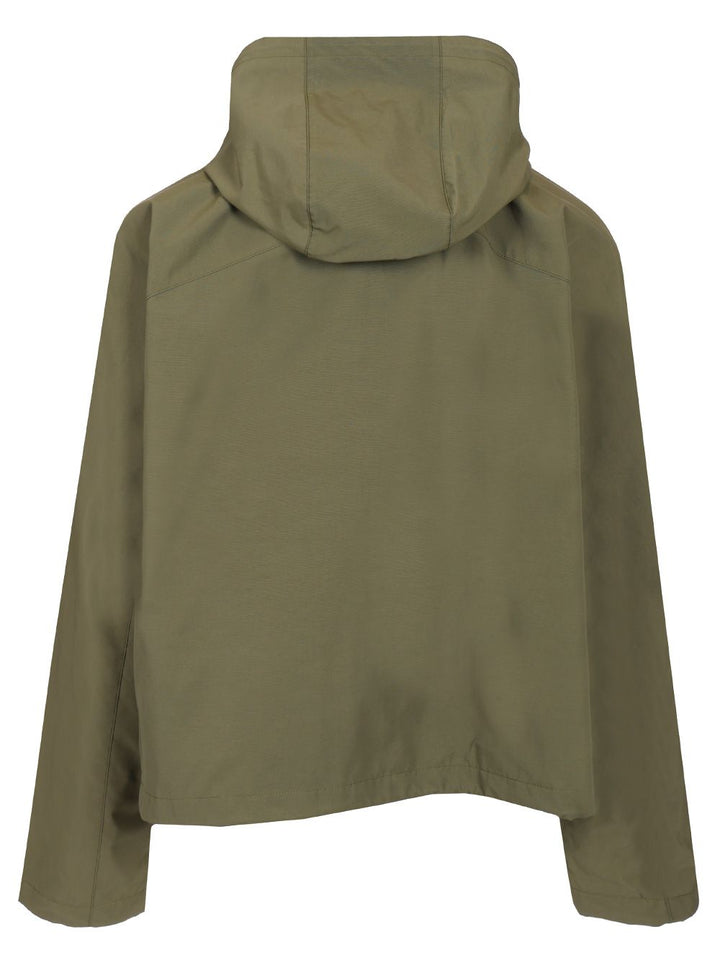 Bottega Veneta Technical Cotton Jacket Jackets - Green | a623f8356f9dc5a23ad78e19772543bc258aa893