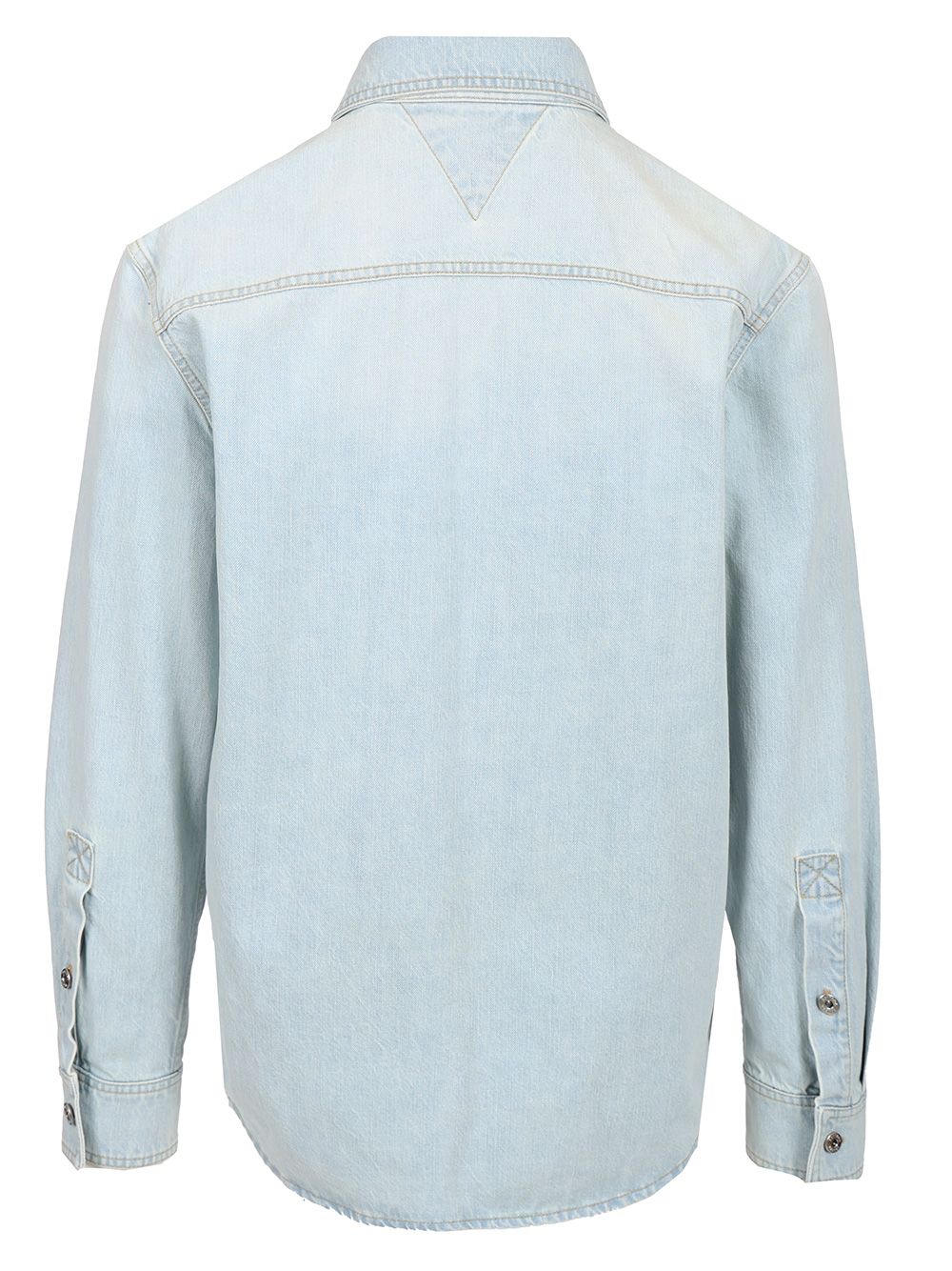 Bottega Veneta Extra Bleach Wash Denim Shirt Shirts - Light blue | 841c69d1e01e7f87c3c1956606f3b1b463eb9167